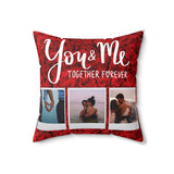 You and Me Square Pillow