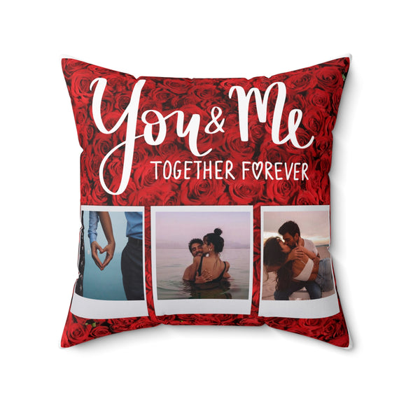 You and Me Square Pillow