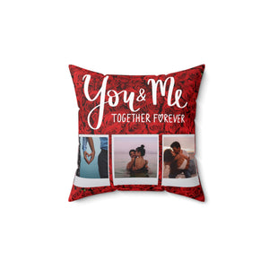 You and Me Square Pillow