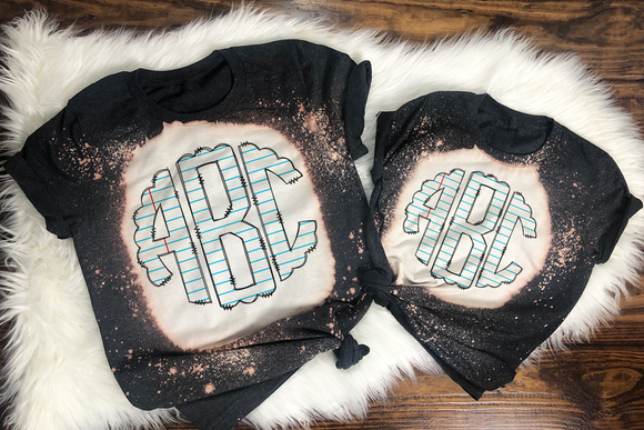 Line Paper Bleached Monogram Initial