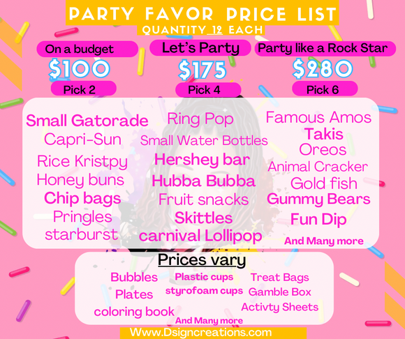 Party Favors