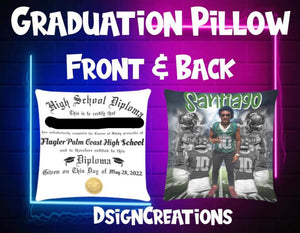 Graduation pillow