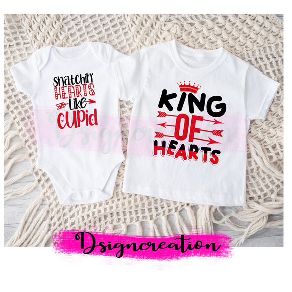 Kids Valentine Tees