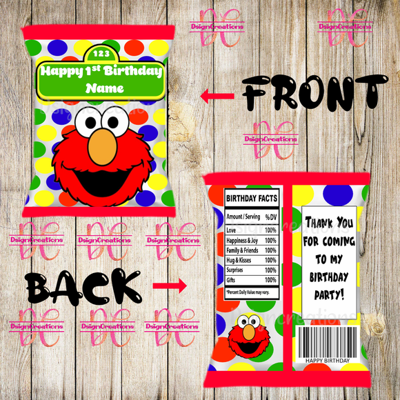 Elmo Party Chips