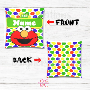 Elmo Zippered Pillow Case 16"x16"